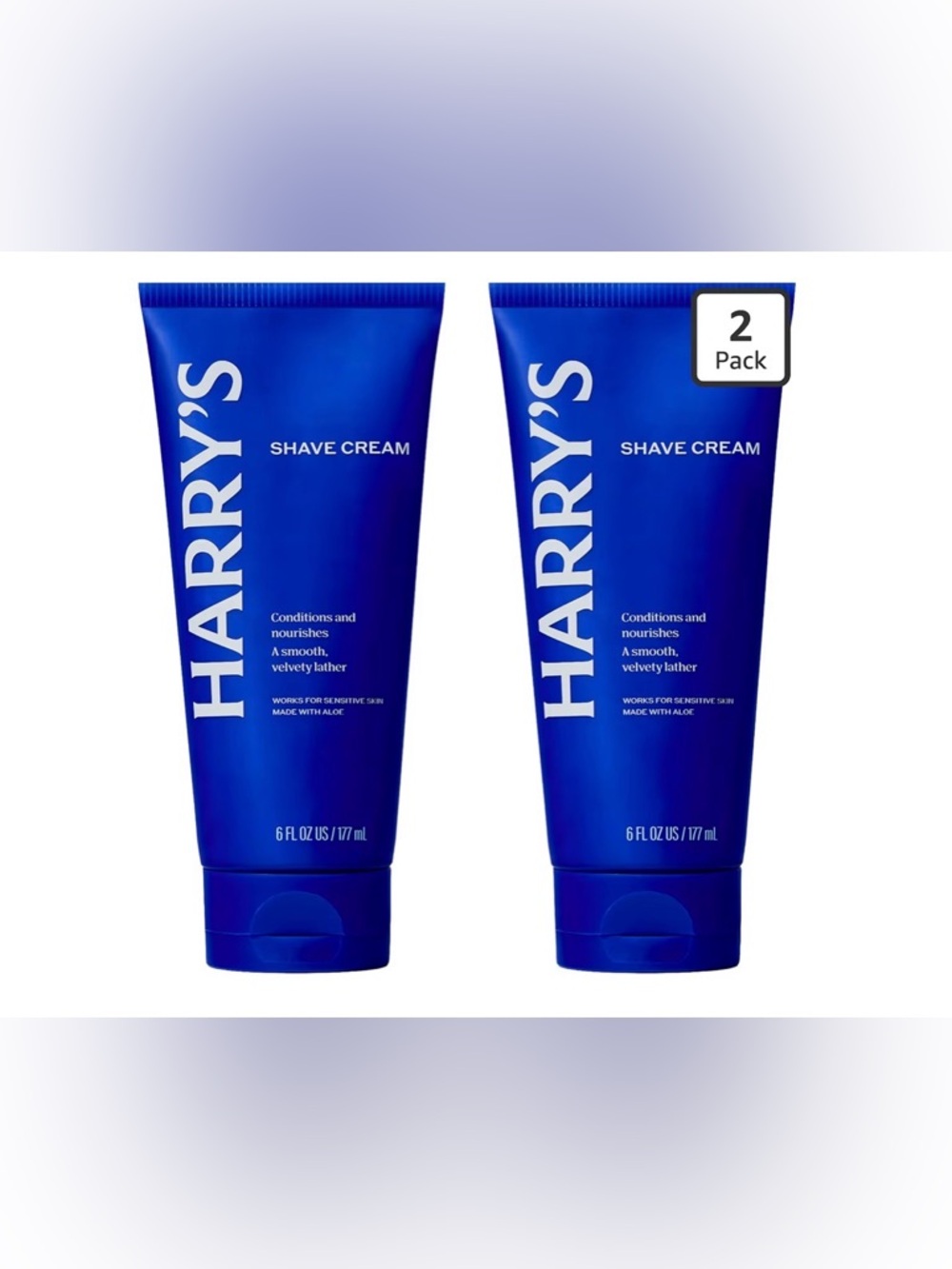 Harry's Shaving Cream for Men with Aloe and Eucalyptus - (2 Pack)